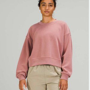 Lululemon Softstreme Perfectly Oversized Cropped Crew (Spiced Chai)